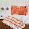 Toilet Pouch - Vichy Rose/Terracotta