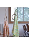 Petit Foulard Indien - Love Mon Coeur Blue Green