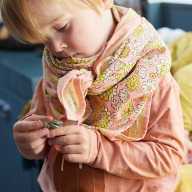 Foulard Indien Enfant - London Yellow