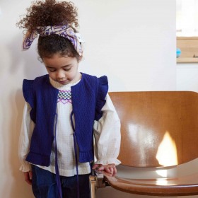 Sleeveless Vest Kinny - Blue / Purple