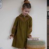 Robe Cléa - Kaki / Vieux Rose