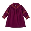 Robe Cléa - Violet / Terracotta