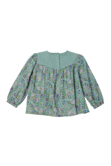 Blouse Kumo - Blue / Green - Bonheur du Jour