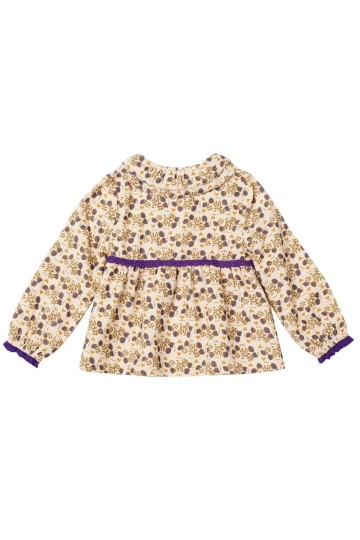 Blouse Louison - Ecru / Purple - Bonheur du Jour