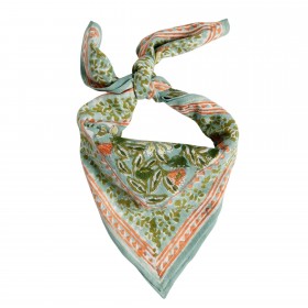 Foulard Indien Enfant - Meera Blue Green