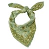 Indian Scarf Poppies Blue Green Kid