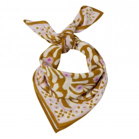 Foulard Indien Enfant - Poppies Curcuma