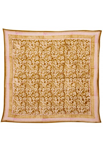 Small Indian Scarf - Iris Olive