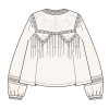 copy of Blouse Palome - Blanc