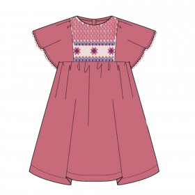 Robe Rosario - Rose/Framboise