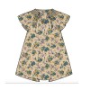 Robe Candice - Ecru/Bleu