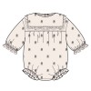 Baby Overall Ethel - Ecru/Blue