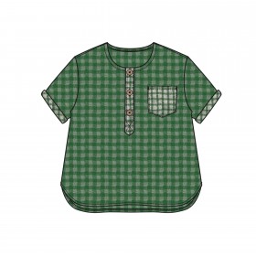 Blouse Georges - Vert/Blanc