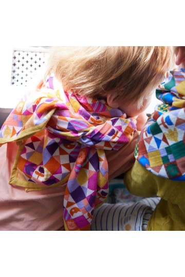 Foulard Indien - Patchy Miel - Bonheur du Jour