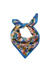 Small Indian Scarf - Patchy Blue