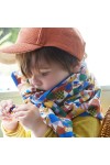 Petit Foulard Indien - Patchy Blue