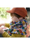 Small Indian Scarf - Patchy Blue