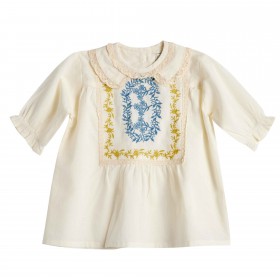 Blouse Abele - Ecru/Rose
