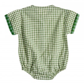 Barboteuse Timeo - Vert/Blanc