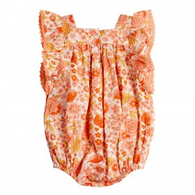 Barboteuse Lionetta - Ecru/Rose