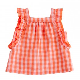 Blouse Livy - Vichy Rose