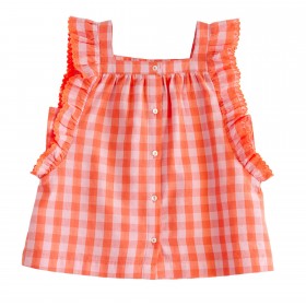 Blouse Livy - Vichy Rose