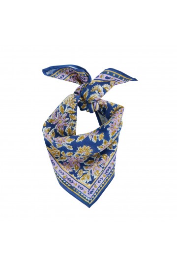 Small Indian Scarf - Arya Indigo