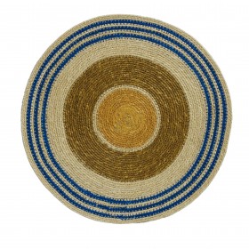 PRECO - Set de table Baya - Indigo/ Noisette