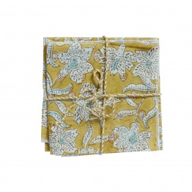 Set of 2 Napkins - Lotus Absynthe