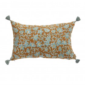 Housse de coussin - Lotus Kaki