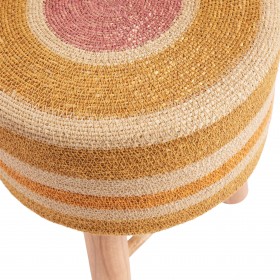 Tabouret - Mais Rose Orange