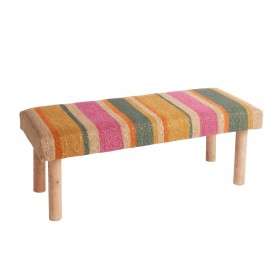 PRECO - Bench- Rayure multico rose
