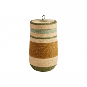 Laundry basket S - Green/Hazelnut