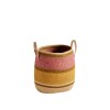 Handled basket S - Rose/Corn