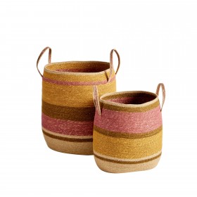 PRECO - Panier Anses L - Rose/Mais