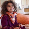 Dress Clea - Purple / Terracotta