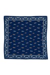 Small Indian Scarf - Teckel Indigo