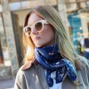 Foulard Indien - Teckel Indigo