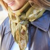Foulard Indien - Teckel Olive