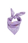 Petit Foulard Indien - Teckel Mauve