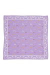 Petit Foulard Indien - Teckel Mauve