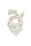 Petit Foulard Indien - Teckel Ecru