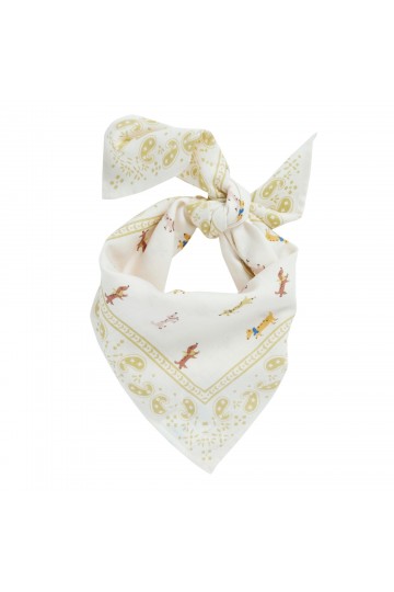 Small Indian Scarf - Teckel Ecru