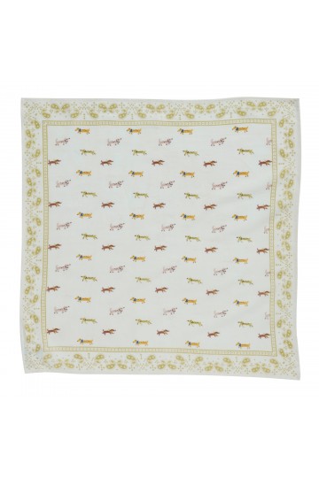 Indian Scarf - Teckel Ecru