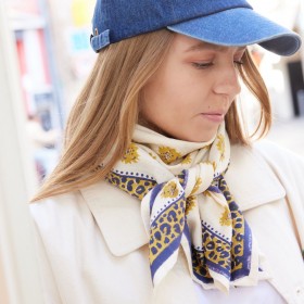 Foulard Indien - Clarence Ecru
