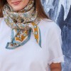 Indian Scarf Absynthe Blue Green