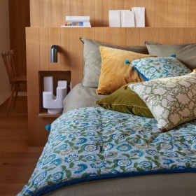 Sofa Cover - Guapao Blue Green