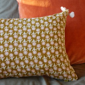 Housse de coussin - Velours Peach