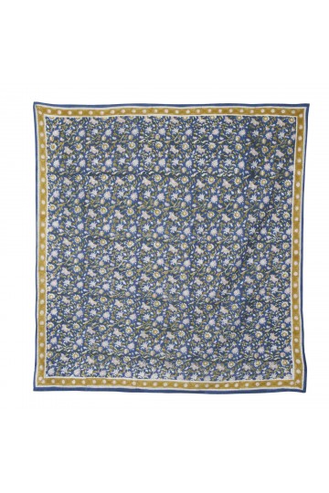 Small Indian Scarf - Azur