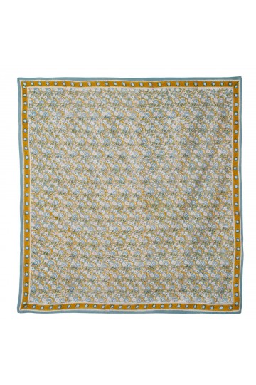 Petit Foulard Indien - Absynthe Vert de gris